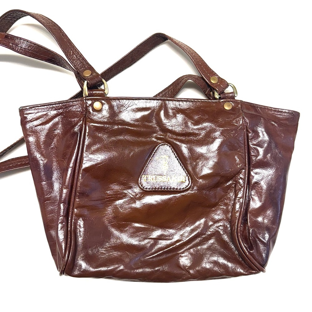 Antique Vintage Patent Leather Trussardi Purse